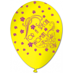 "FOR A SPECIAL WOMAN" trükiga 30cm/12" õhupallid kollased